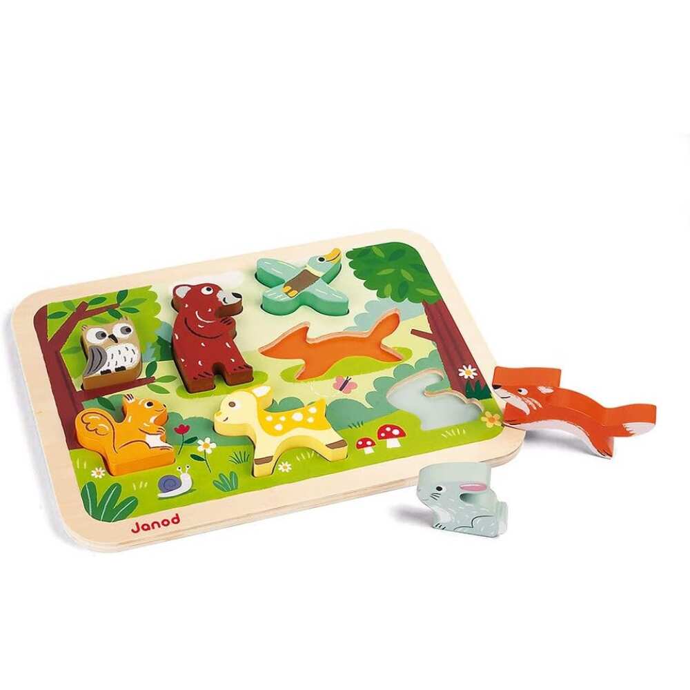 Janod - Chunky puzzle - Forest - My Bulle Toys
